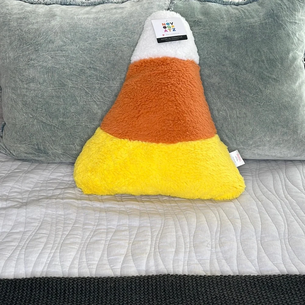 Novogratz Candy Corn Pillow